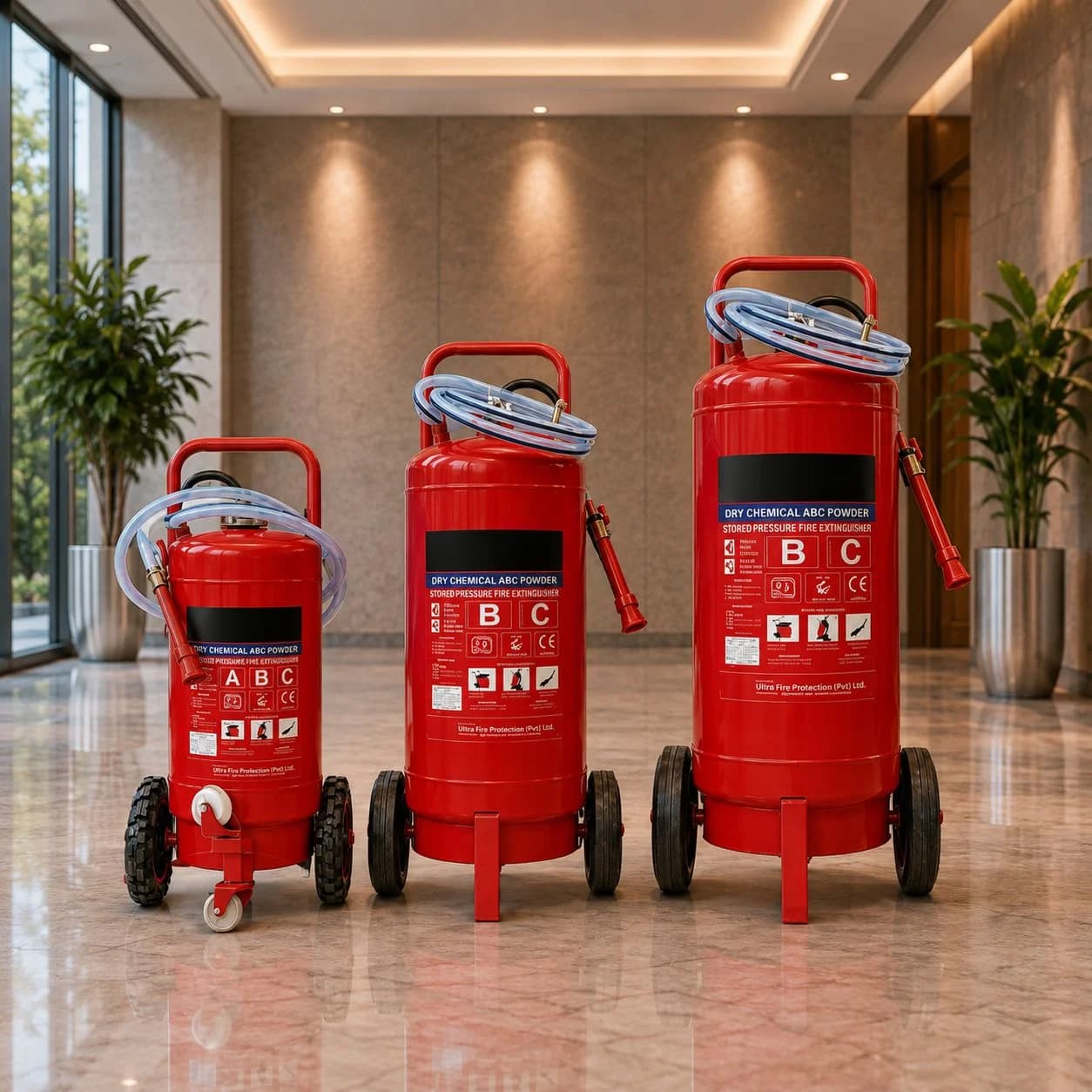 ABC Dry Chemical Trolley Fire Extinguisher