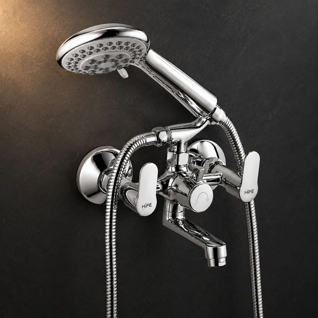 HIFE Tazzo Wall Mixer Telephonic with Crutch
