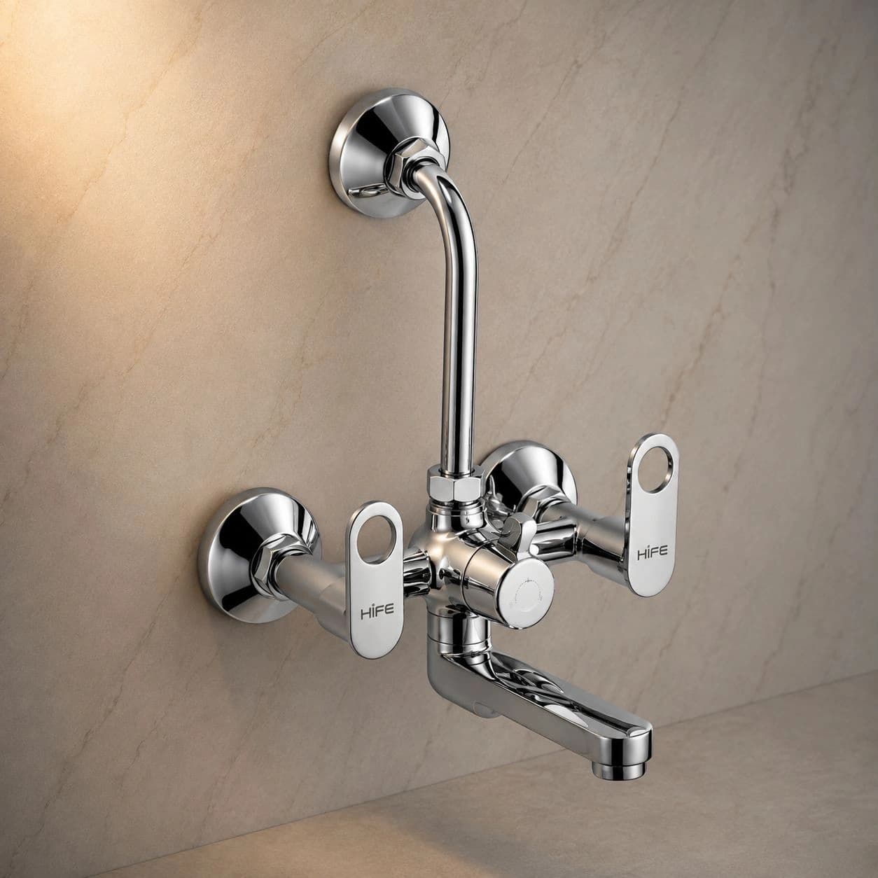 HIFE PRIME Wall Mixer 2-in-1 with L-Bend
