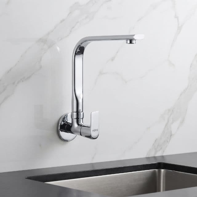 HiFE Wall-Mounted High-Neck Sink Faucet