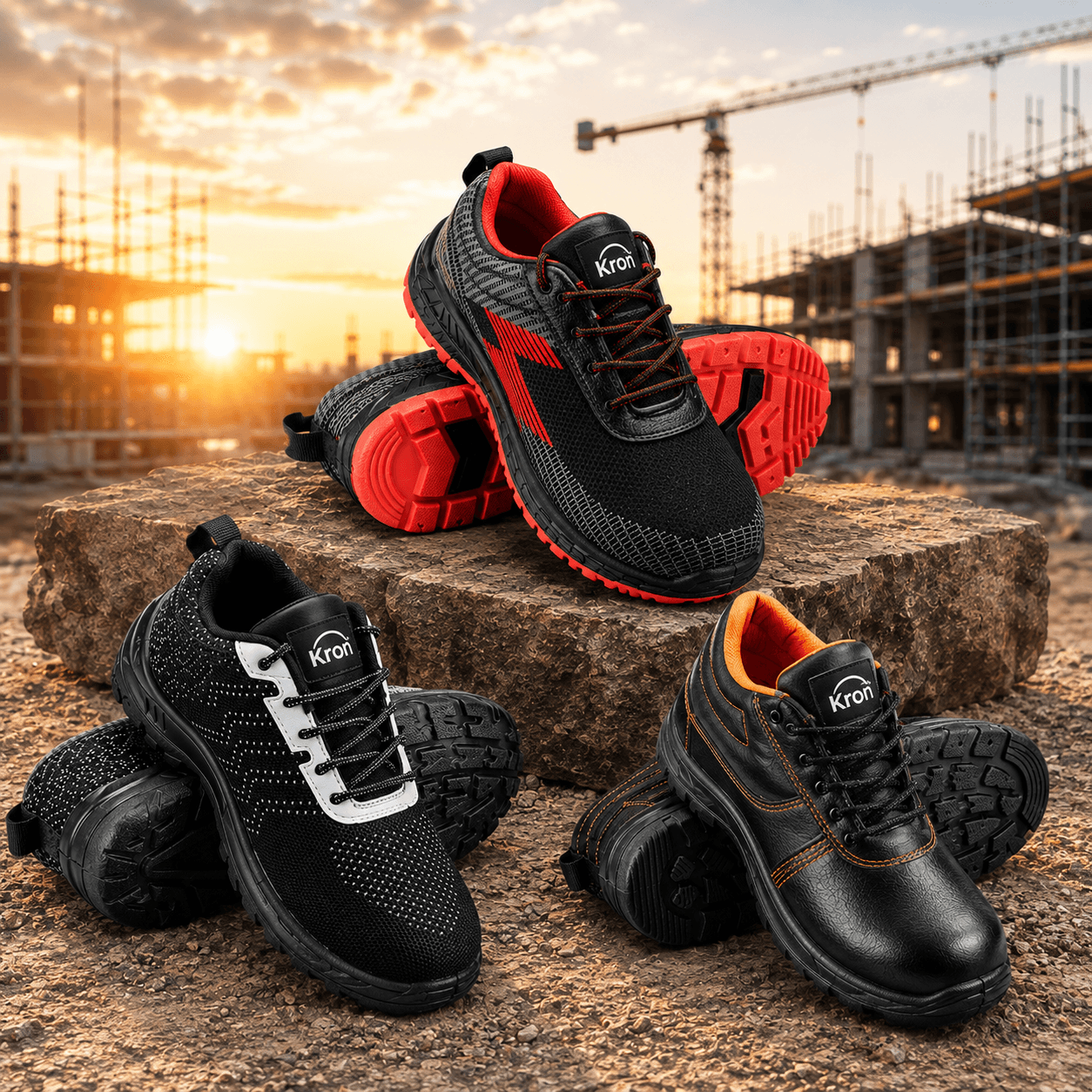KRON Industrial Safety Footwear – Safety Shoes & Gumboots