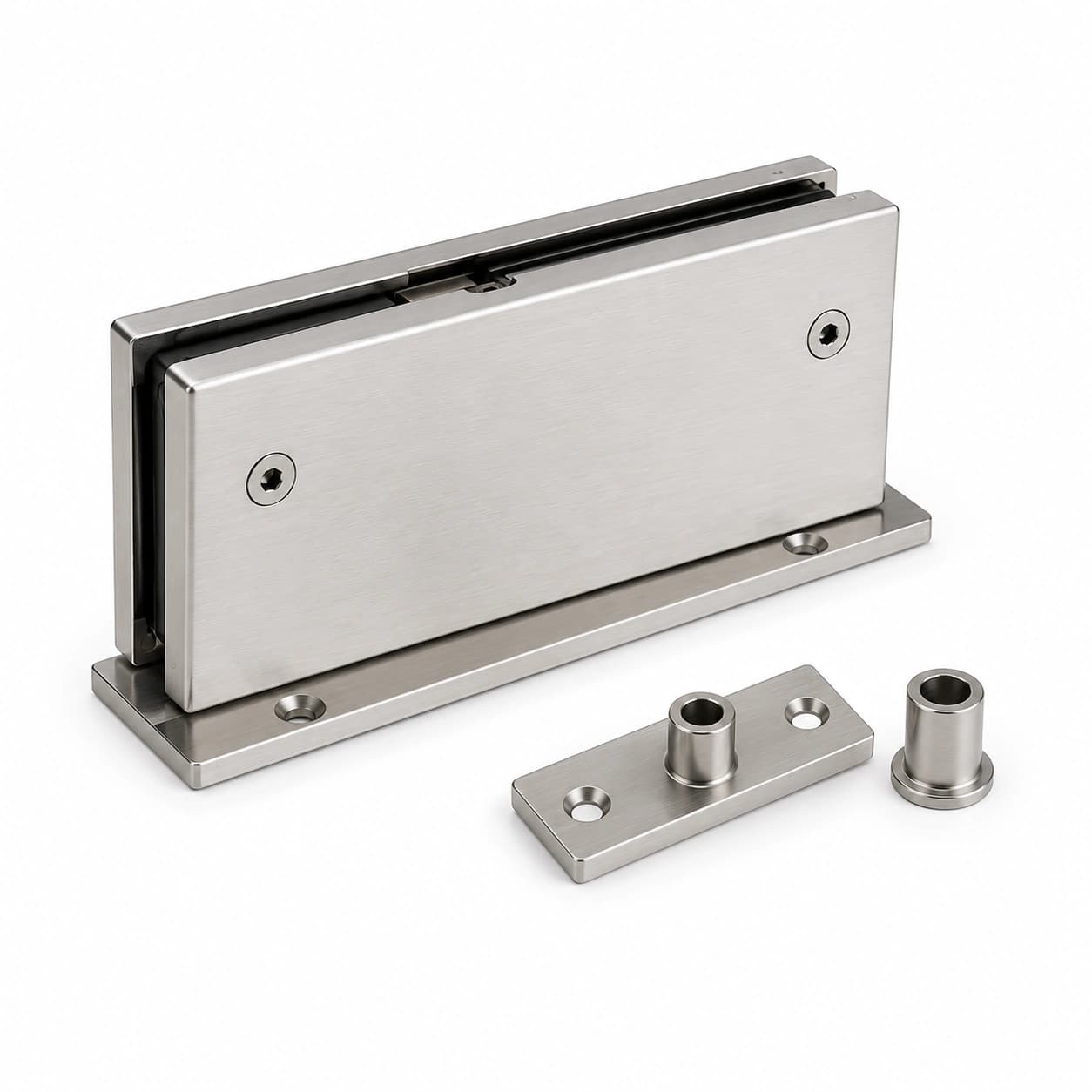 Stainless Steel Glass Door Bottom Patch Fitting
